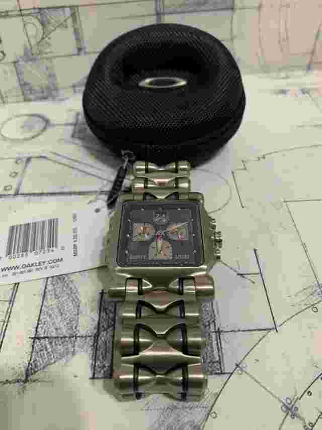 Oakley Minute Machine Watch, Titanium Bracelet, Oakley X Metal, Oakley TimeTank
