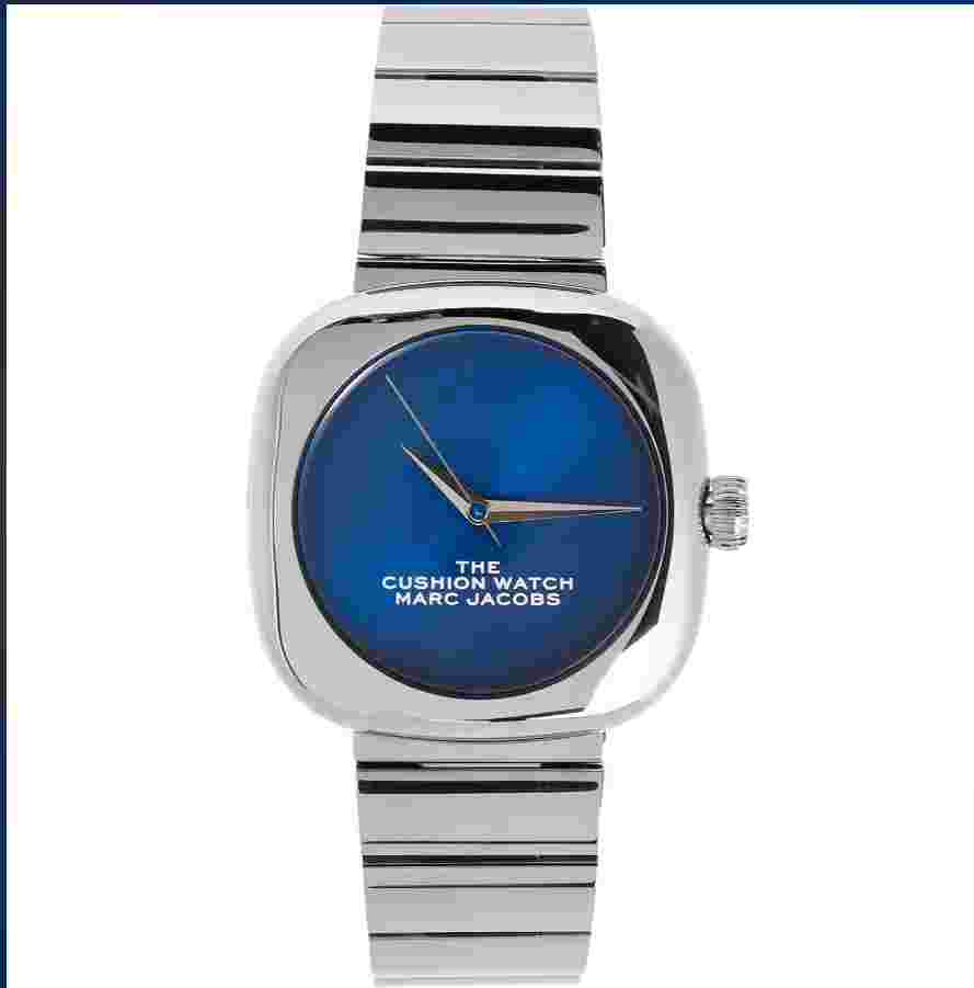 MARC Jacobs The Cushion Mj20179300 Bull-Silver Wrist watch From Japan £380