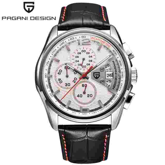 PAGANI DESIGN Men's Luxury Watch Chronograph Sport Wristwatch relogio masculino