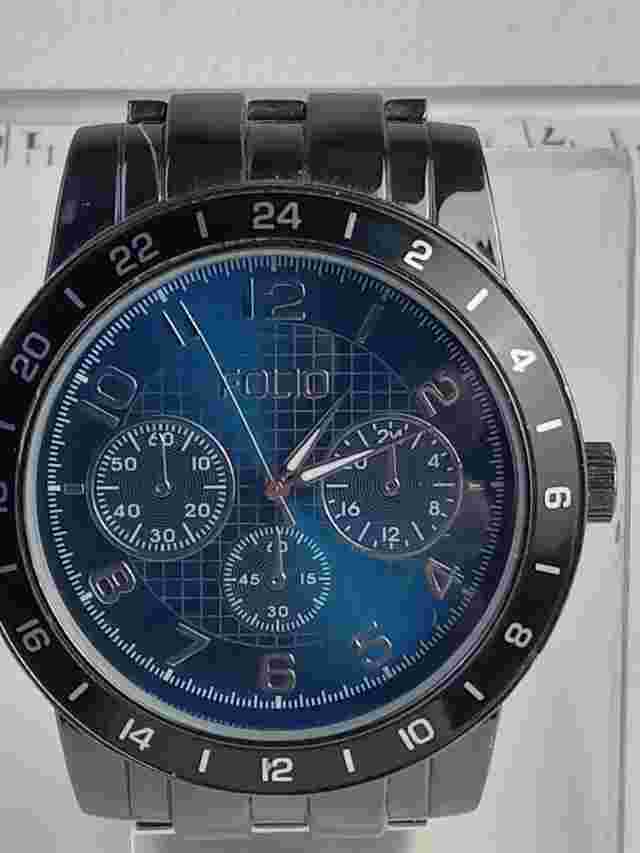 Folio Men's Chronograph Blue Dial Quartz Watch FMDMSG906