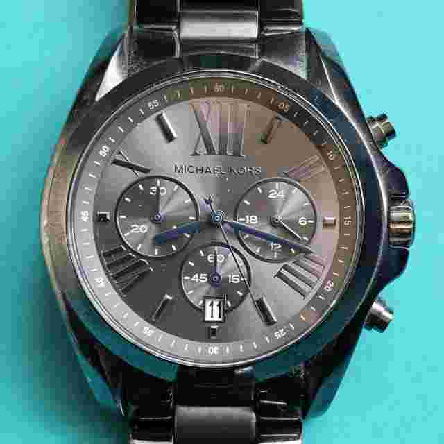 Michael Kors MK6248 Bradshaw Blue Dial Band Analog Chronograph Men's Watch