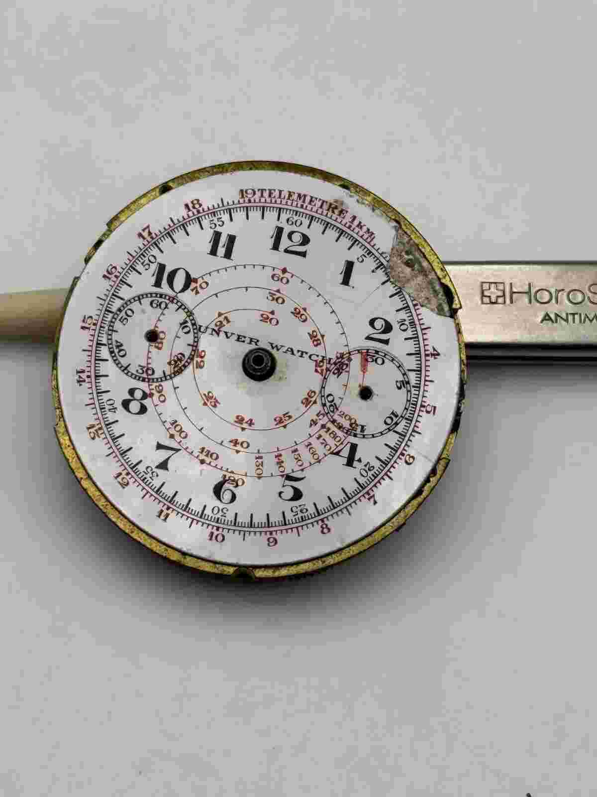 Universal Watch Martel Chrono Monopulsante 36mm Movement Chrono Watch