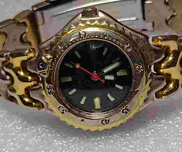 Da Vinci watch silver & gold tone watch 29mm 6.5 inch bracelet