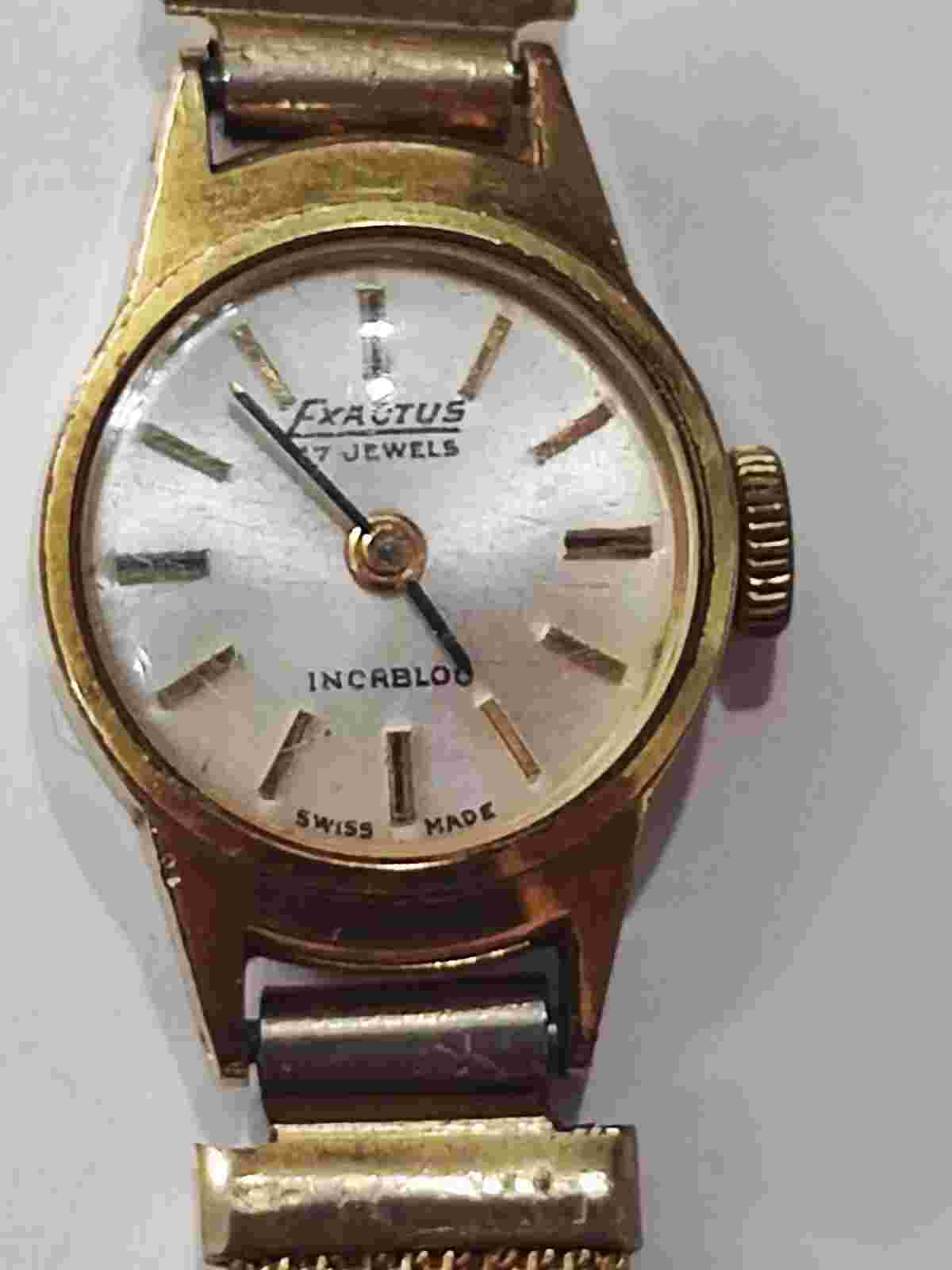 Exactus Ladies Vintage Swiss Watch Working