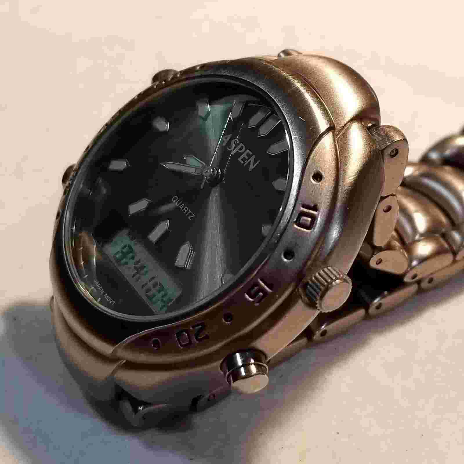 Mens Aspen LED & Analog  Wrist Watch