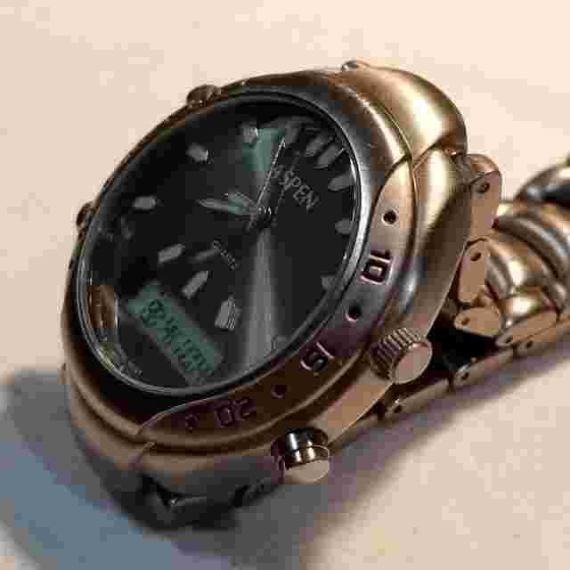 Mens Aspen LED & Analog  Wrist Watch
