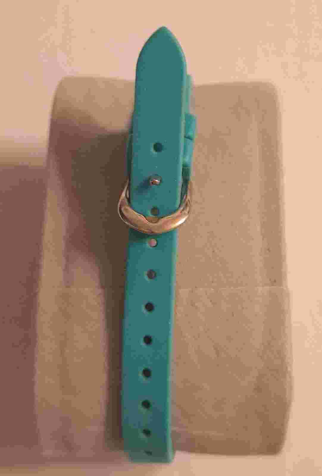 Rumba Time For AEO Women's Teal Faceted 9.5" W New Battery