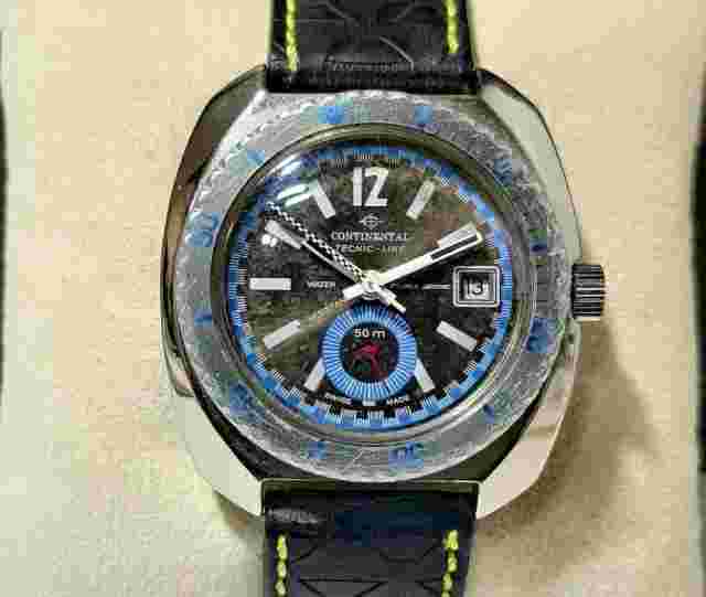 Vintage Continental Serviced 40mm Winding 1 Jewels Men's Wrist Watch IR32