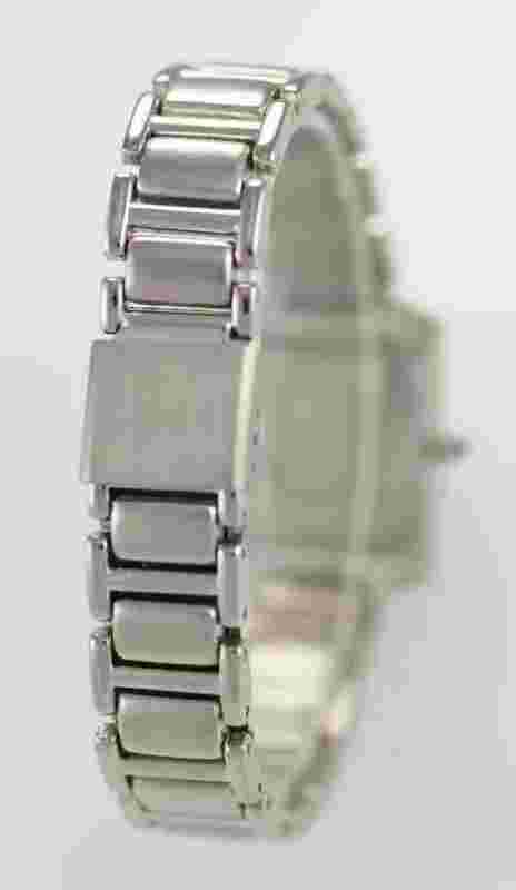 Aspen Ladies Square Band Blue Face Easy Read Quarts Casual Watch
