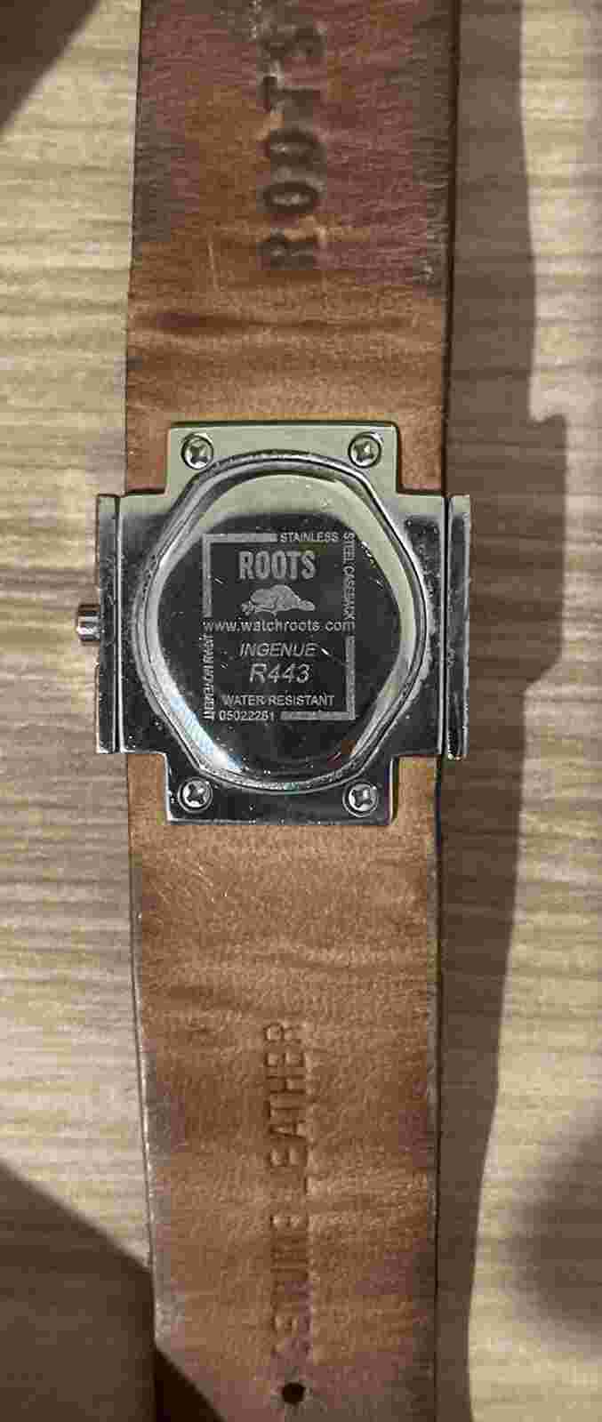 Roots R443 Genuine Leather Female Wristwatch - Needs Battery