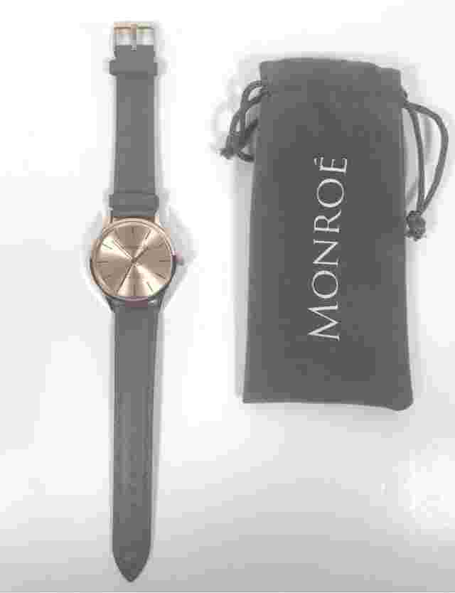 Monroe By Maestro Genuine Leather Watch Fabfitfun New Beautiful Watch Rosegold