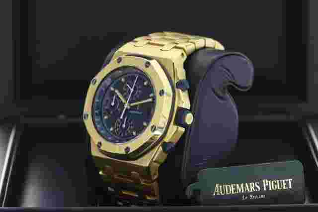 AP Royal Oak Offshore Brick Yellow Gold Beast Rare 25721BA.OO.1000STBA.02