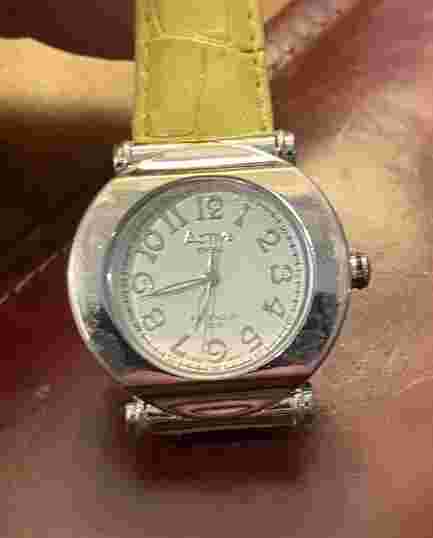 Women's 35mm Silver Tone Activa Watch, Swiss Movement, WR 30M