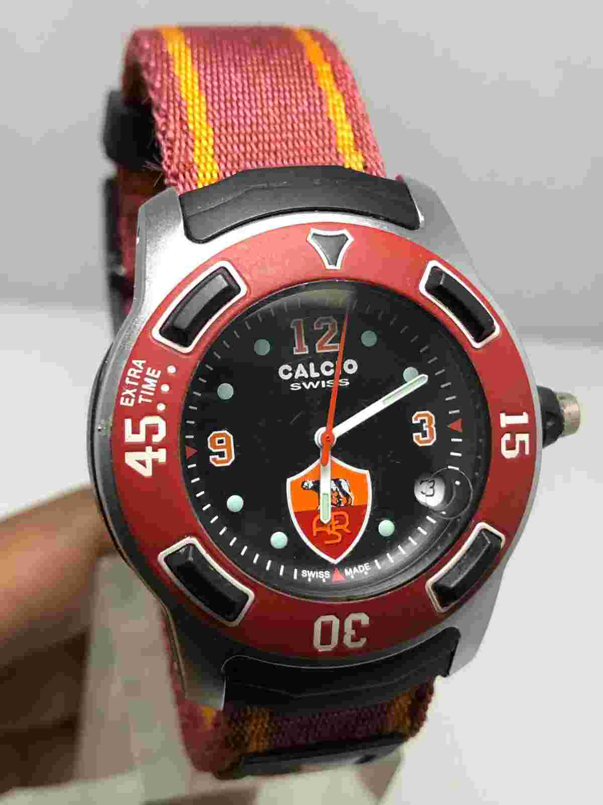 Vintage Cacio Swiss AS Roma Quartz Men's Wristwatch
