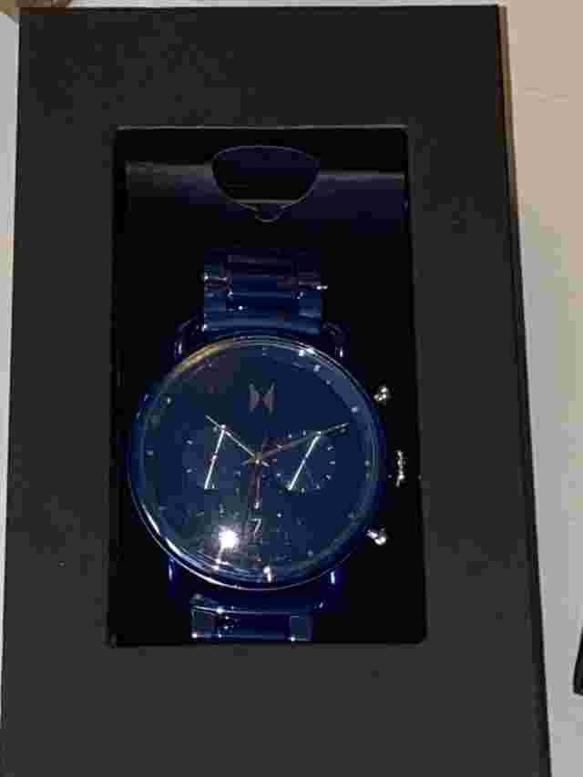 MVMT Brand New!!!  BLACKTOP II BLUE CHRONOGRAPH DIAL BLUE CERAMIC  MENS WATCH