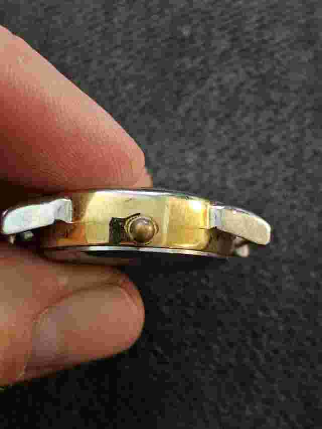 Vintage Ladies Advance Moon Phase Watch Women Silver And Gold Tone. NO BANDS