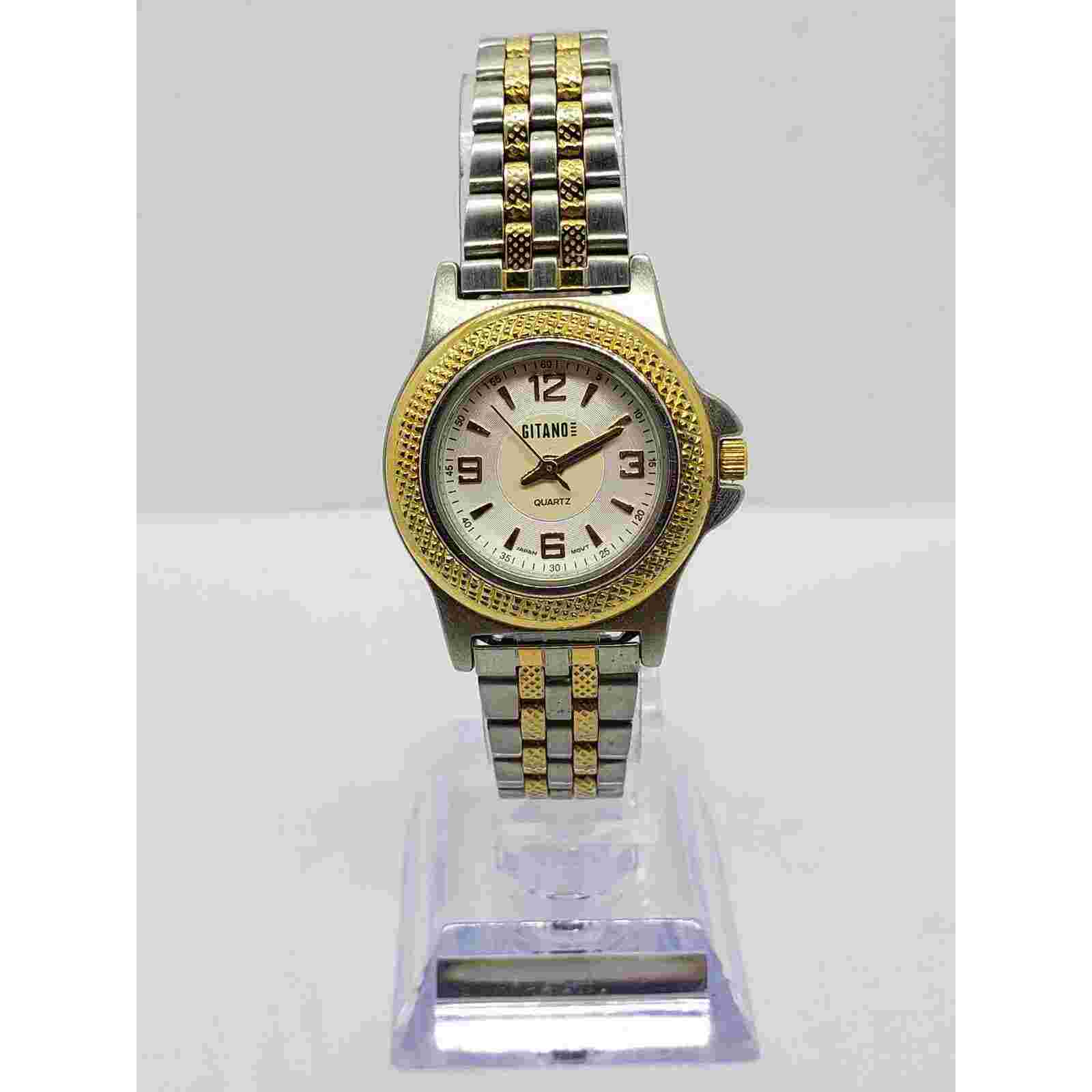 Gitano women's watch, 1040A C12 -01. Small iridescent face with gold bevel
