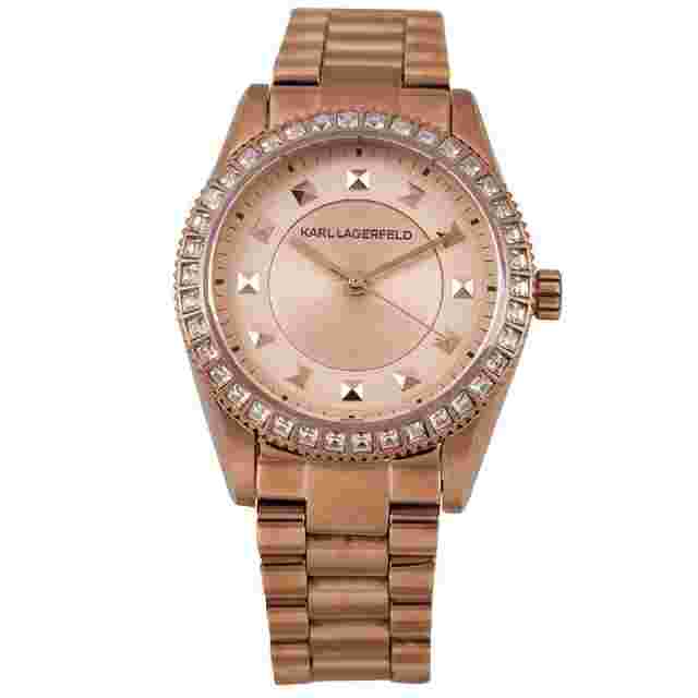 Karl Lagerfeld Ladies Joleigh Rose Gold Watch - KL-2808