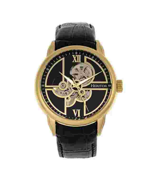 HERITOR Sanford Automatic White Dial Men's Watch Hr8301