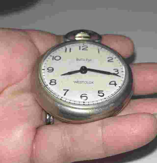 Westclox Bullseye Pocket Watch-Runs Great