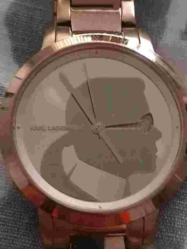 karl lagerfeld rose watch