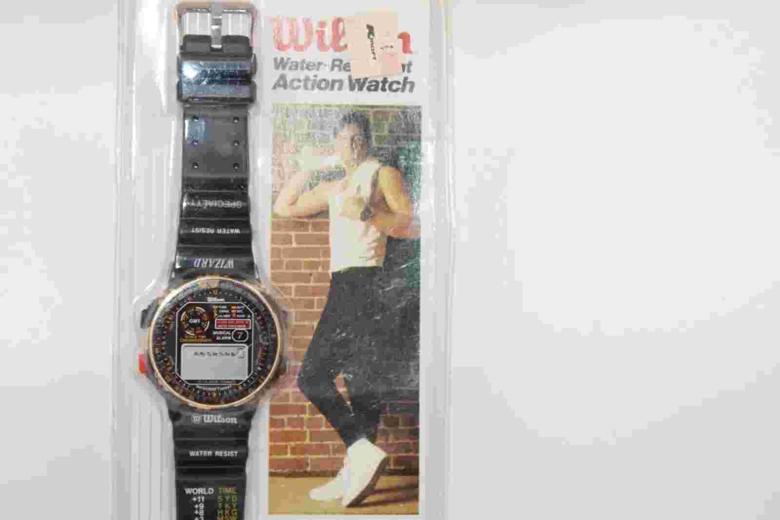WILSON WR ACTION WATCH NEW OLD STOCK LWL043 DIGITAL