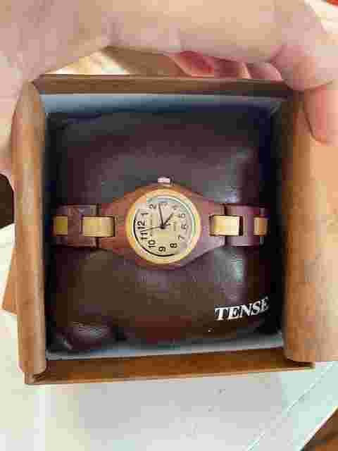 Tense Wooden Colloction Watch Since 1971 New In Box