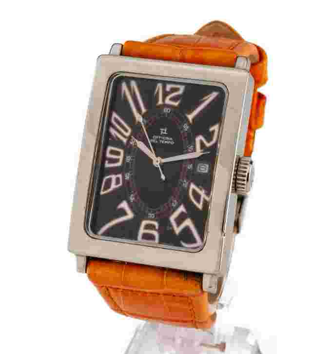 Officina Del Tempo Stainless Steel Quartz Watch w/ Original Box