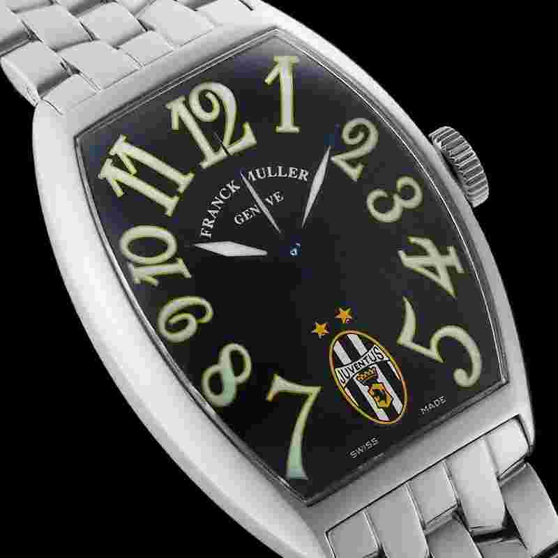 Frank Muller Tonneau Curvex Limited Edition 5850 JUVENTUS AC Men's Watch