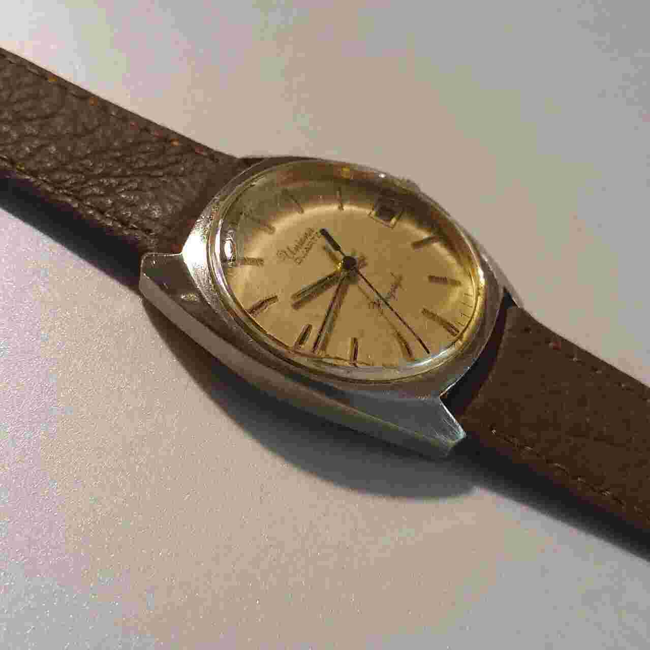 Men's Watch 'Uniona' Vintage 1970 Old German 'Kingstyle' Retro Tops