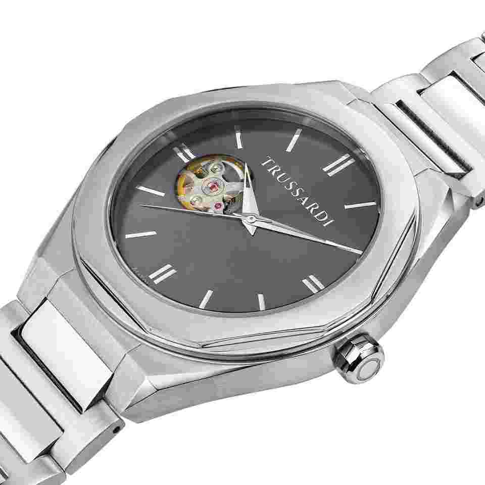 Trussardi Men's Brink Automatic Watch Steel / Gray R2423156002