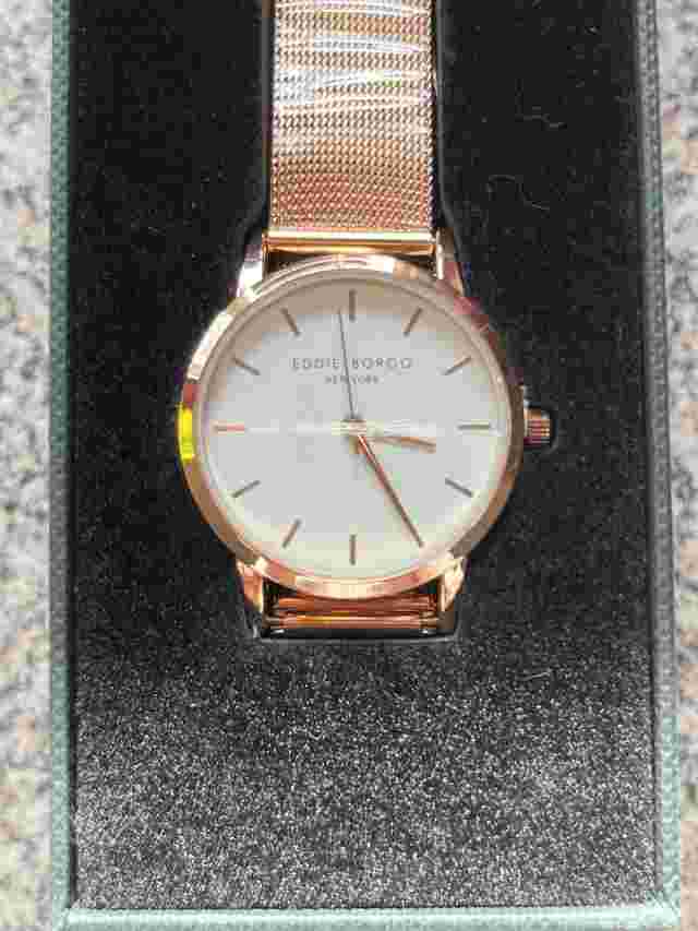 Eddie Borgo Watch For Women Mesh Rose Gold - (New In Box)