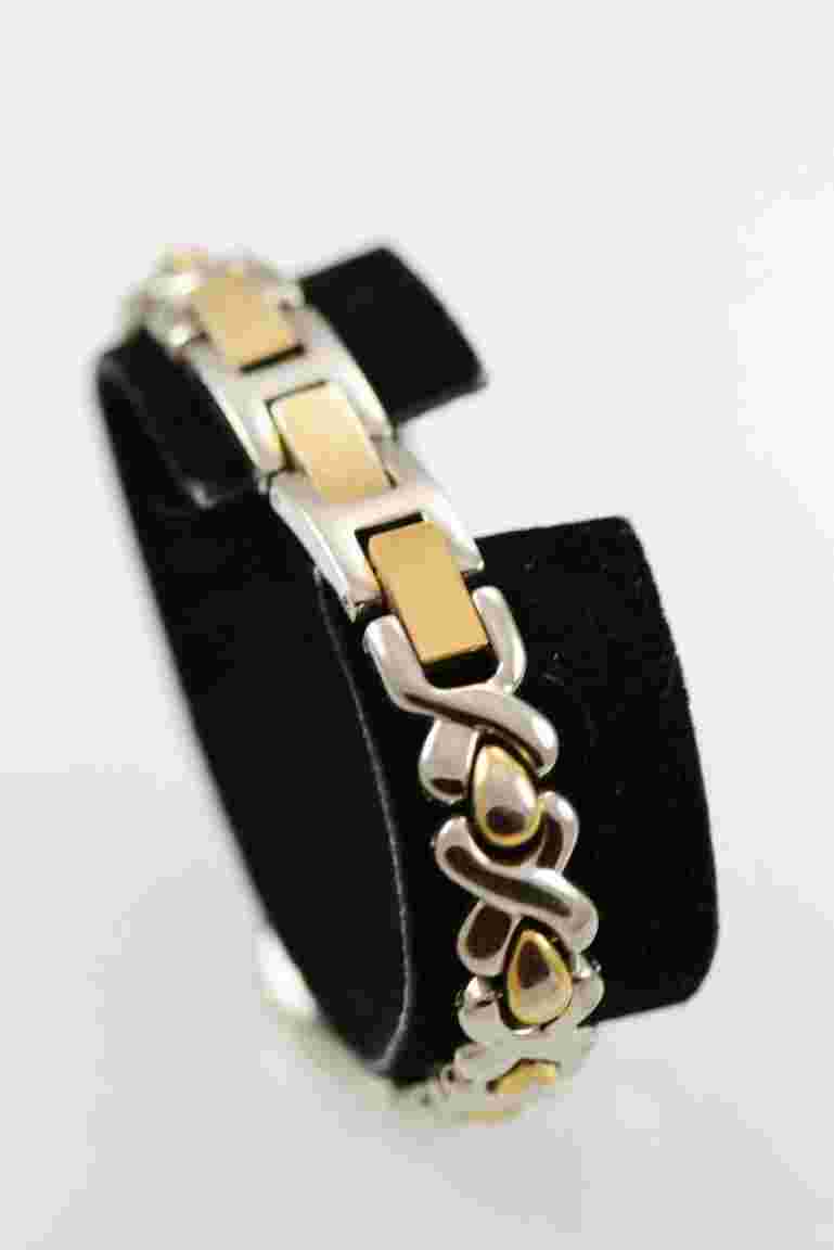Relic Watch Women Silver Gold Stainless Steel Water Res Champagne Battery Quartz