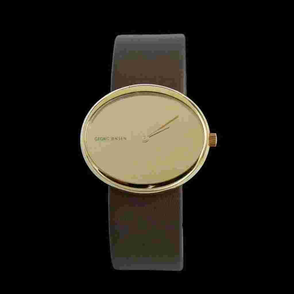Georg Jensen. Ladies' Watch #1323 - 18k Gold - Oval - Vivianna Torun.