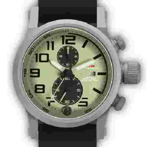 MTM HC2-SG4-LUMI-BR2S-A Quartz 44mm w/Box international Auth