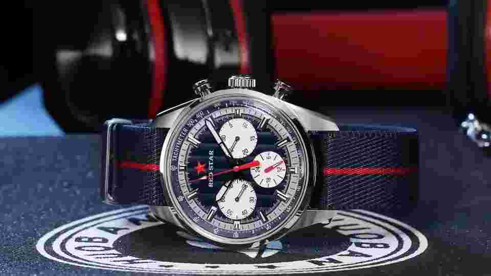 RED STAR 1963 Pilot Real Three-Eyes Seagull ST1903 Mechanical Movement Watch 41M