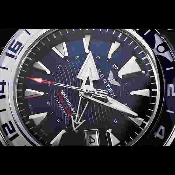 KENTEX MARINE GMT S820X-02 Blue Automatic Men's Watch