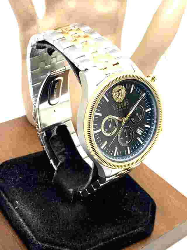 Versus by Versace Men's Watch VSP970221 Quartz Chronograph Two Tone Steel