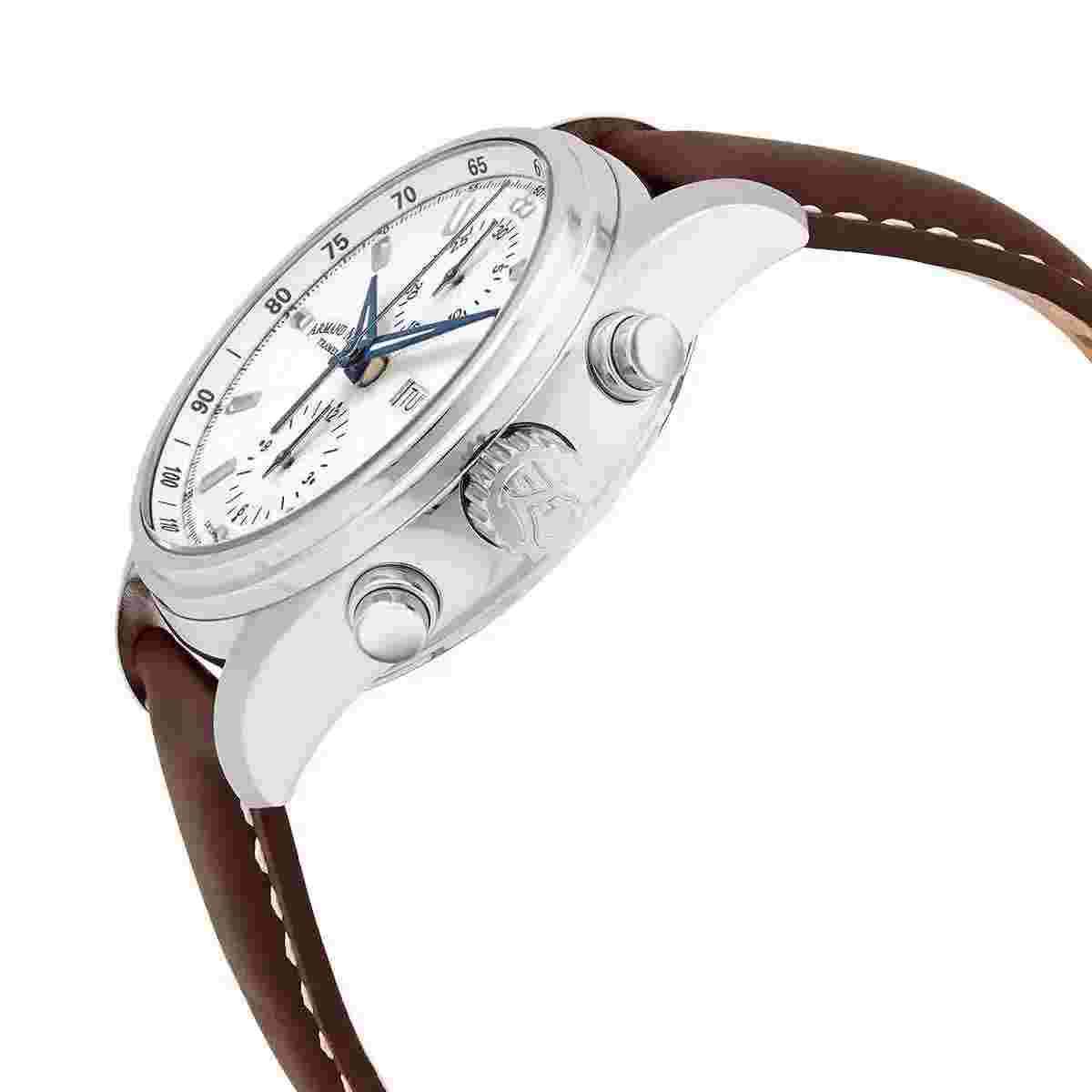 Armand Nicolet MH2 Chronograph Automatic Silver Dial Mens Watch A647A-AG-P140MR2