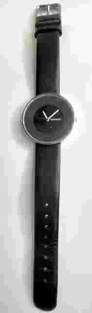 Men's Lambretta Leather Strap Watch, Cielo Stainless Steel Case Back New Battery