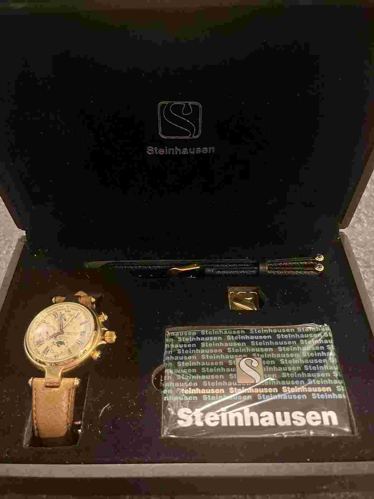 Mens Steinhausen Watch New In Box With Extra Band