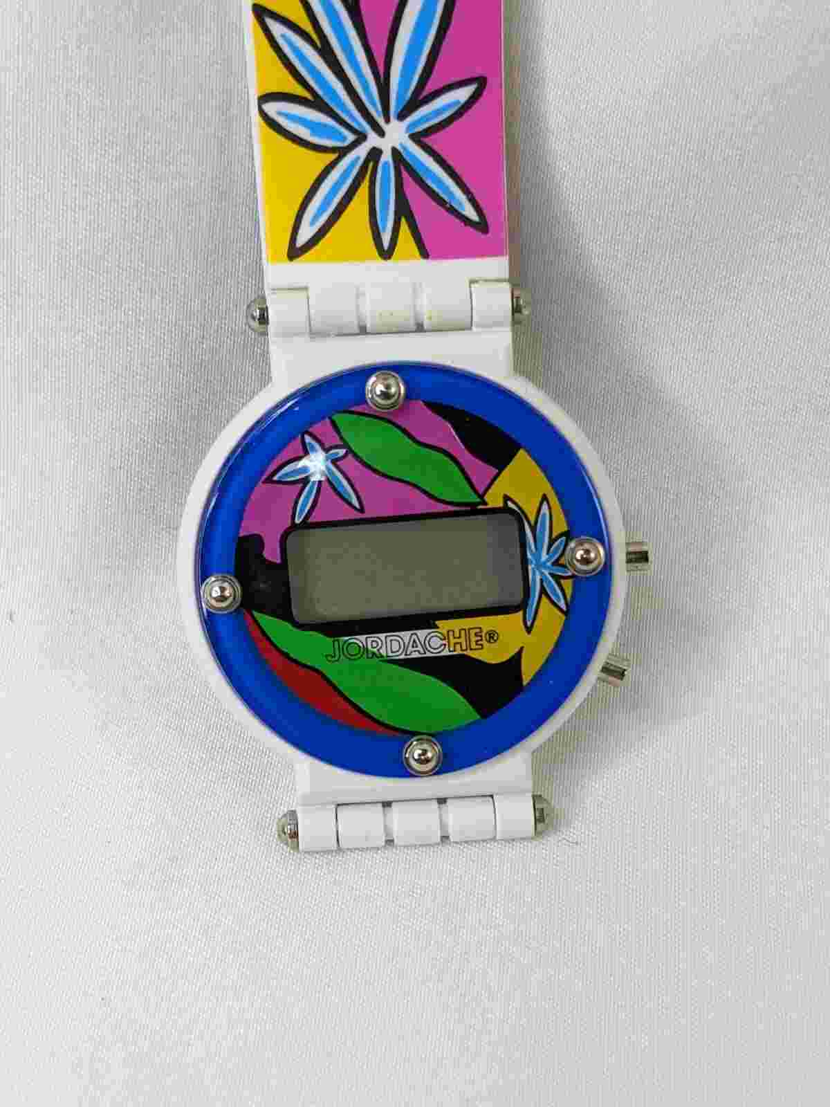 Jordache Digital Watch Multicolor Colorful Untested