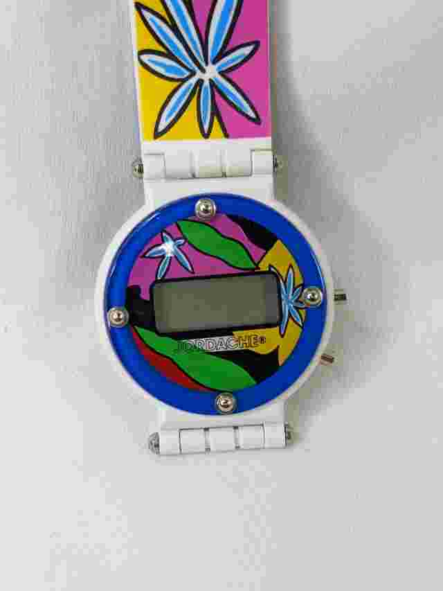 Jordache Digital Watch Multicolor Colorful Untested