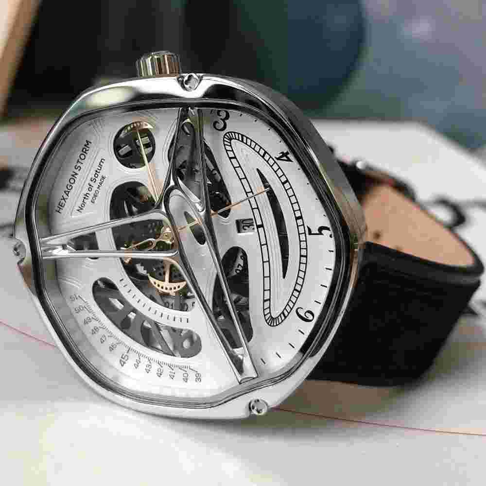 Luxury Self Winding Mens Watch Sports Automatic Mechanical Wristwatch