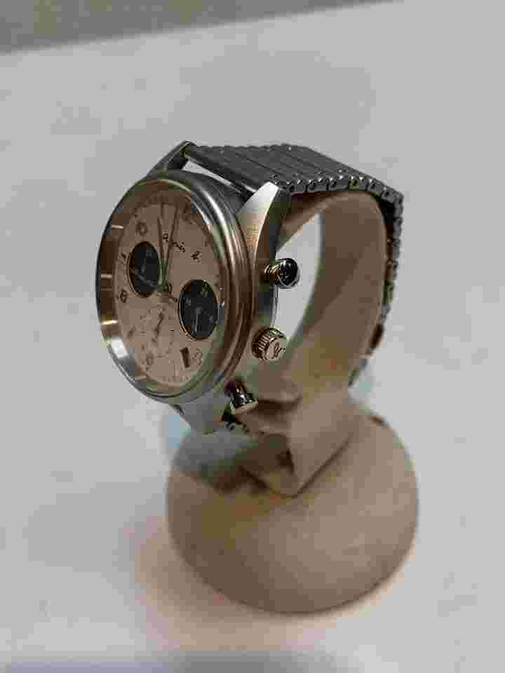 agnes b. FCRD707 LM01 WATCH CINEMA Solar Analog Silver Stylish Near Mint JAPAN