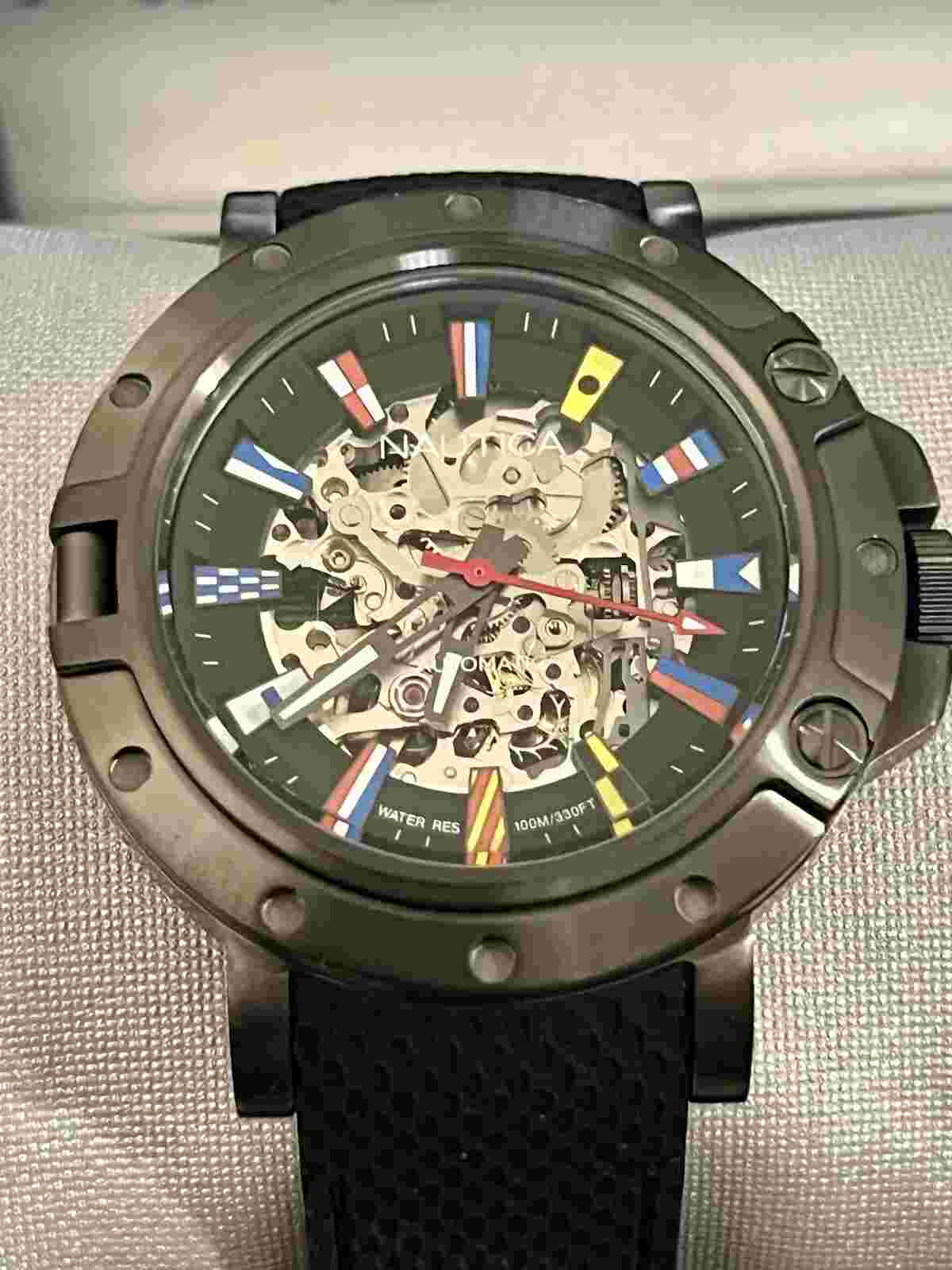 Nautica Limited Edition Porthole Skeleton Designer Sports Men’s Watch(NAPPRH011)