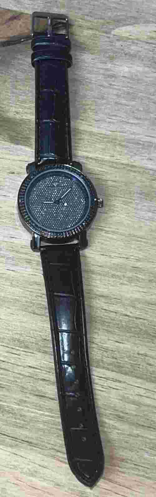 Diamond Master  Bling Watch Genuine Diamonds Quartz Stainless Steel