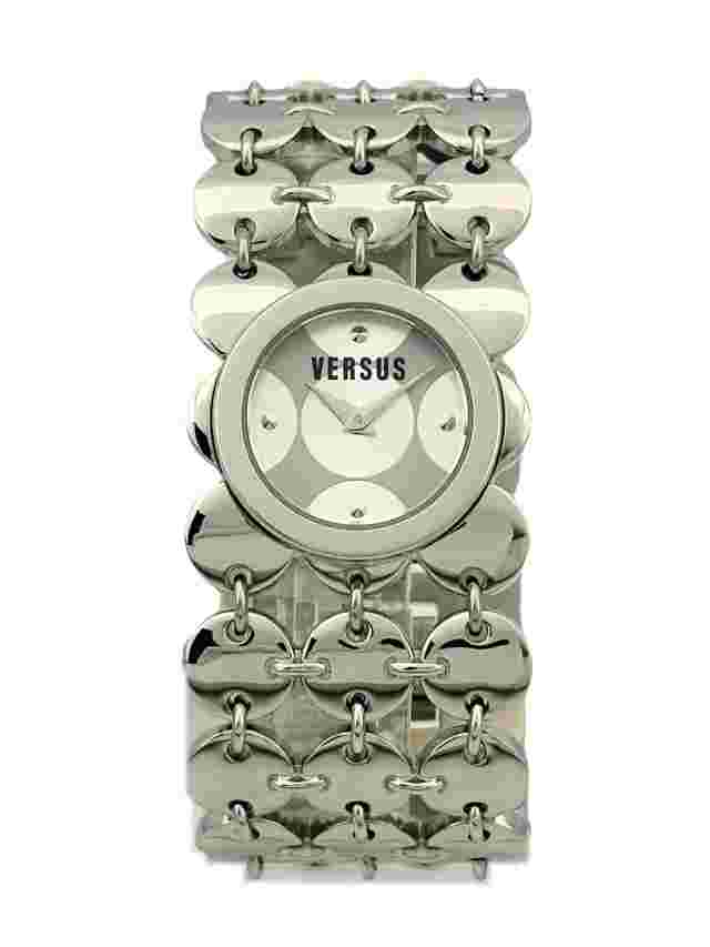 Versus by Versace 3C69300000 Ladies Silver Dial Stainless Steel Bracelet Watch
