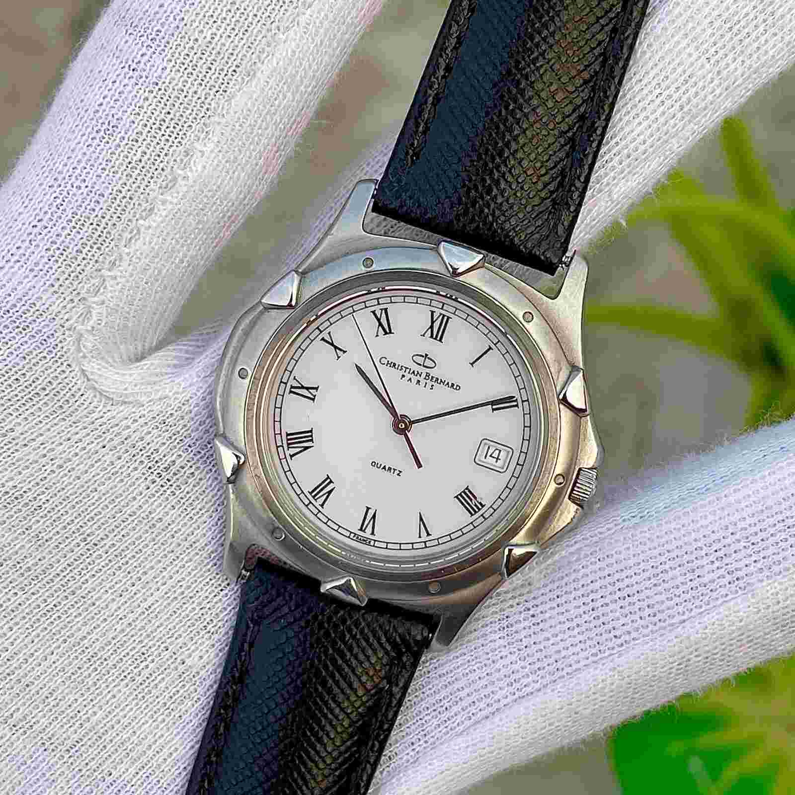 Vintage Christian Bernard Paris Roman Dial Men's Watch 5324