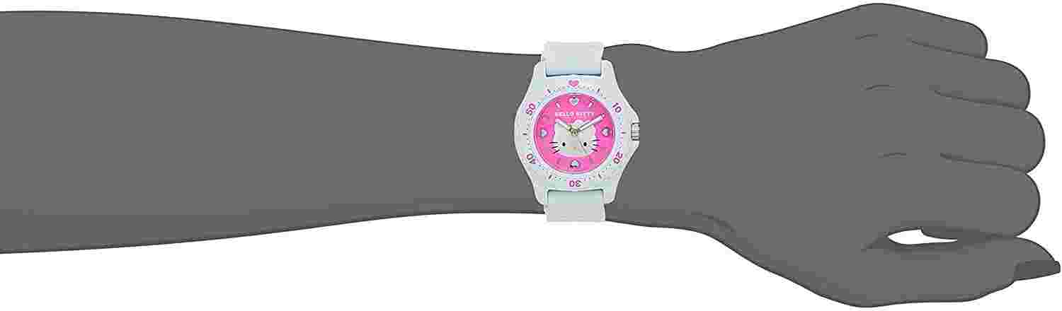 CITIZEN Q&Q Sanrio Hello Kitty Analog Watch Waterproof 0027N002 White /Pink